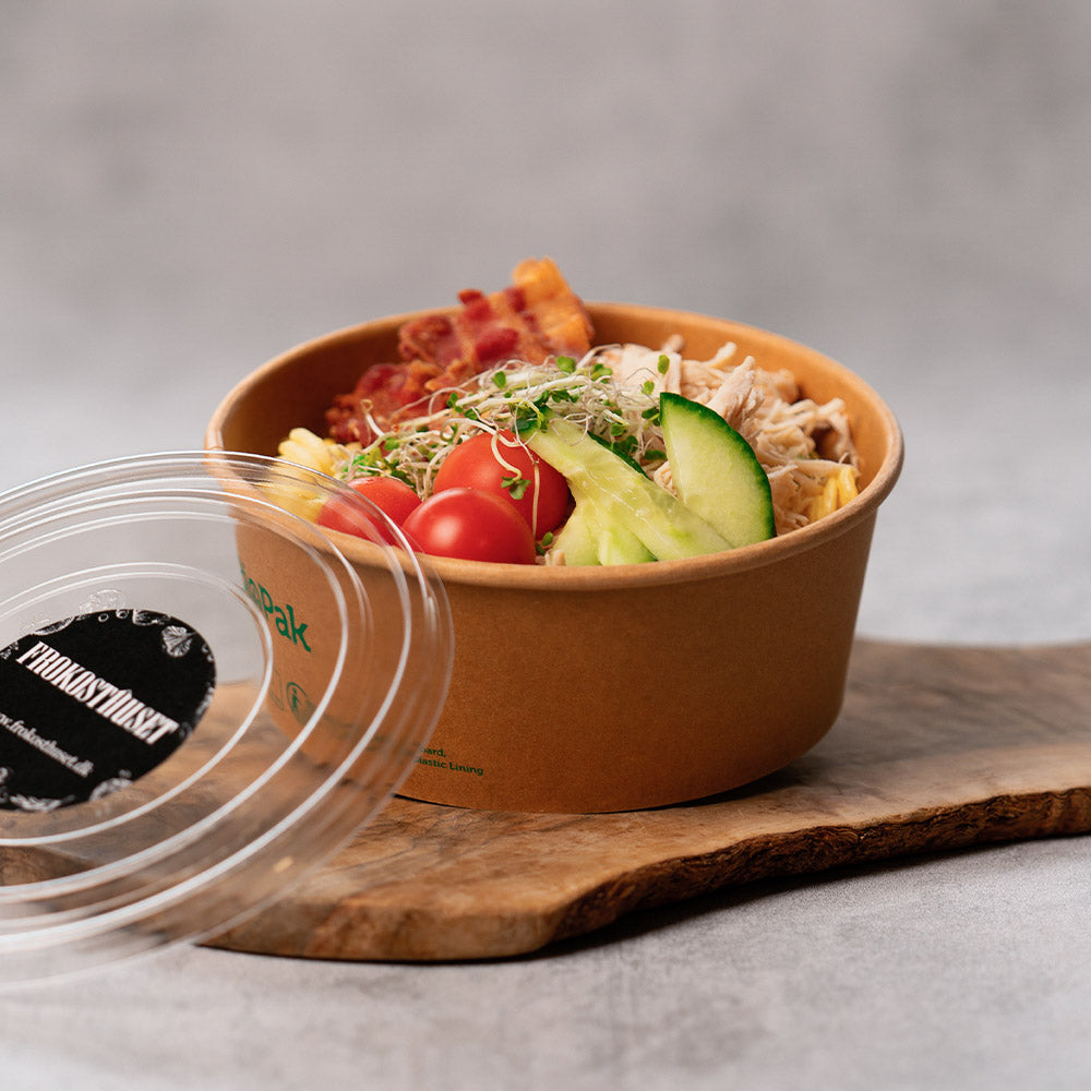 Salat m. Pasta, kylling og bacon bowl
